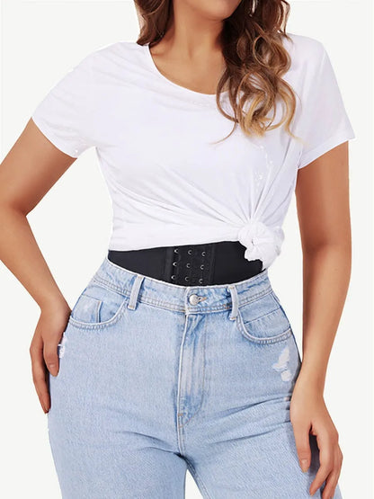 Tres piezas de faja abdominal segmentada de látex