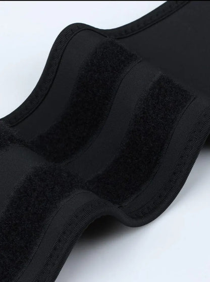 Faja reductora de cintura de látex  de talla grandecon cremallera y cinturón ajustable