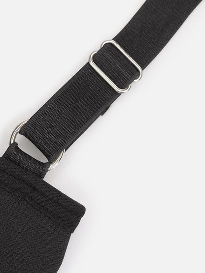 Body de control de cintura y busto con cuello de diamante sin costuras