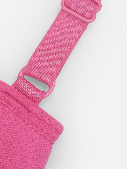 Body de control de cintura y busto con cuello de diamante sin costuras