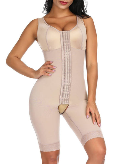 Fajas moldeadoras Ultimate Stretch Nude Hooks sin entrepierna y sin relleno, talla grande