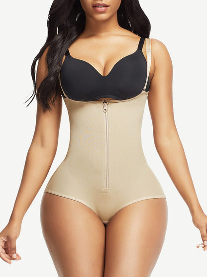 Ganchos de entrepierna negros , faja moldeadora postquirúrgica de cintura alta para realzar el cuerpo