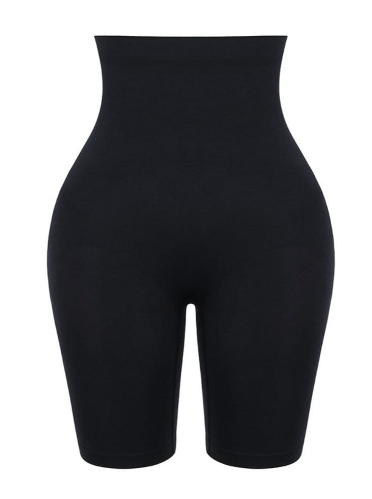 pantalones cortos moldeadores de cintura alta sin costuras para realzar los glúteos.