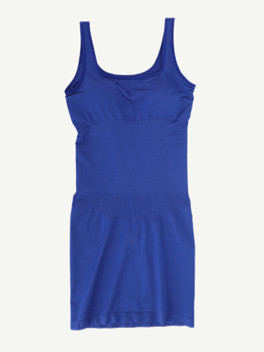 Vestido moldeador de escote cuadrado ecológico sin costuras