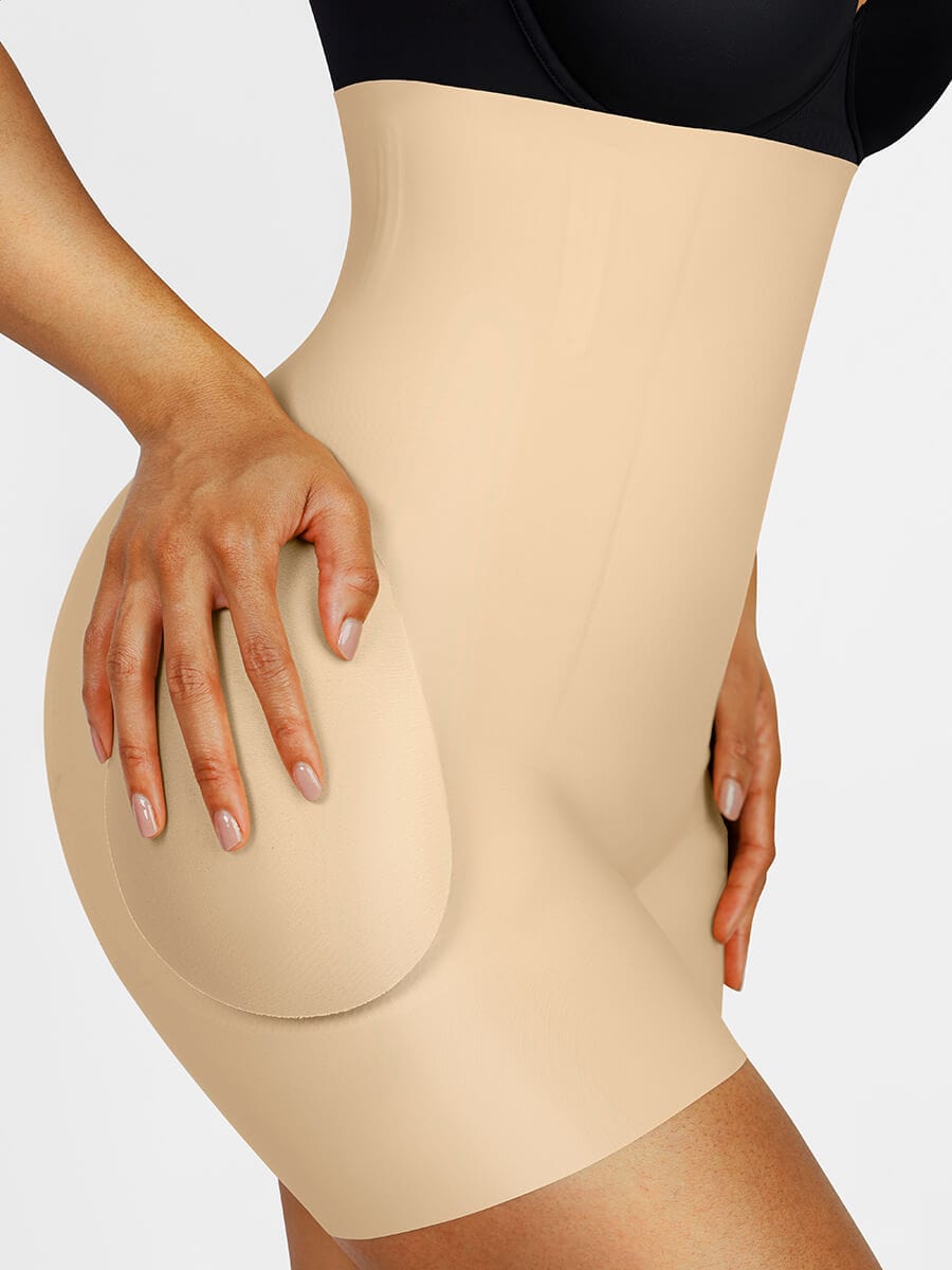 Faja moldeadora de glúteos Air Slim de cintura alta con almohadillas extraíbles para caderas