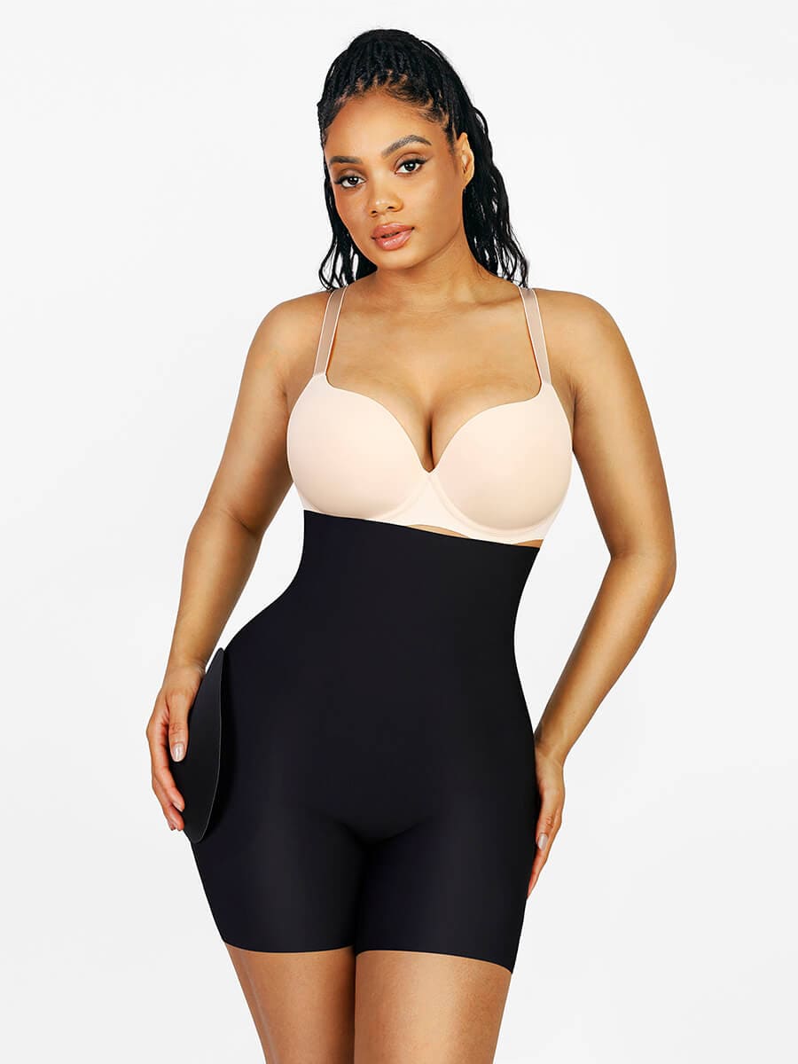 Faja moldeadora de glúteos Air Slim de cintura alta con almohadillas extraíbles para caderas