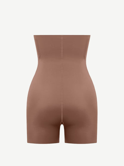 Bragas reductoras de muslos de spandex líquido de cintura alta y aire.