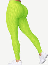 Leggings de yoga de color liso para mujer, transpirables, suaves y de cintura alta, deportivos