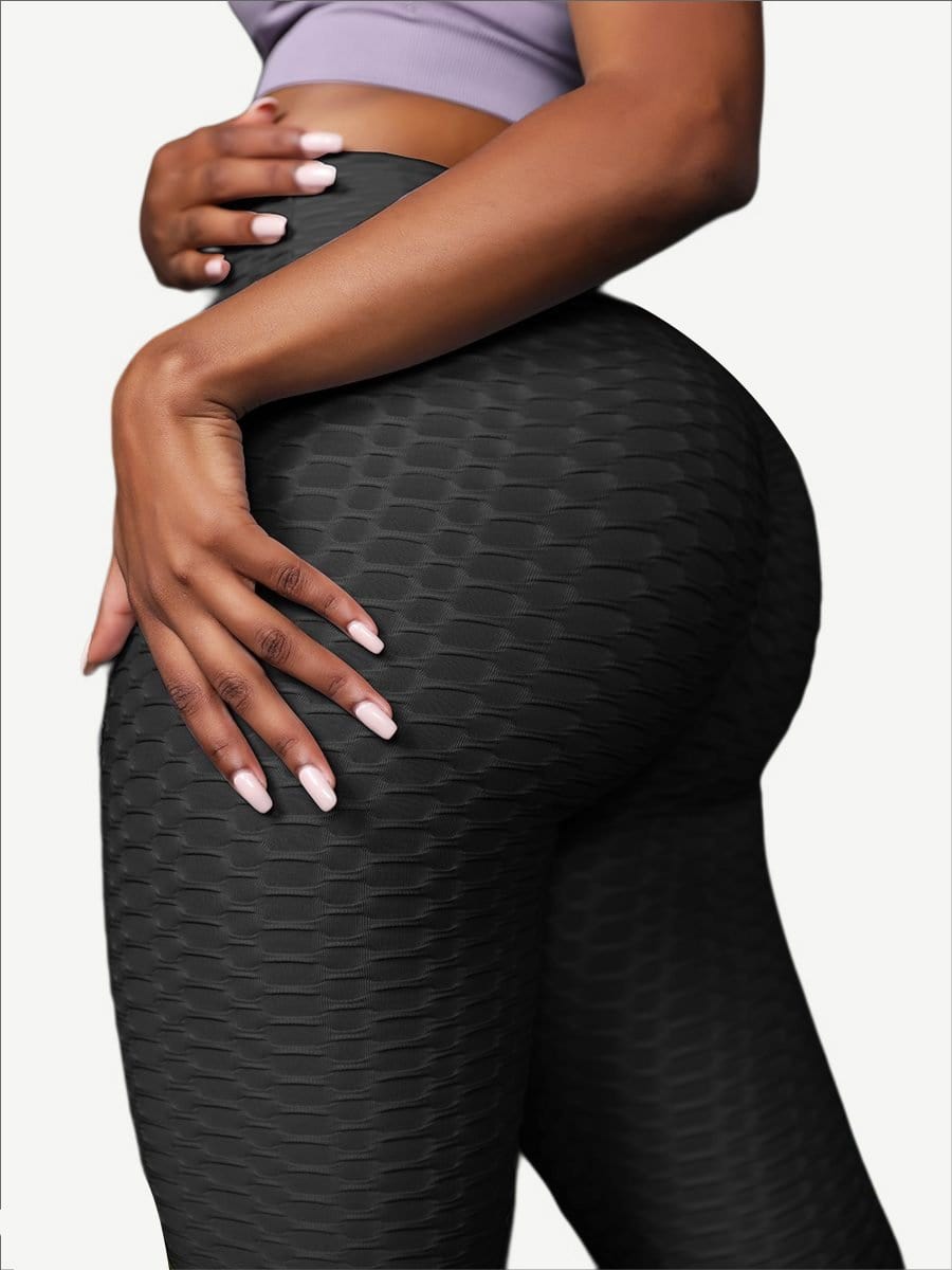 Leggings de yoga de color liso para mujer, transpirables, suaves y de cintura alta, deportivos