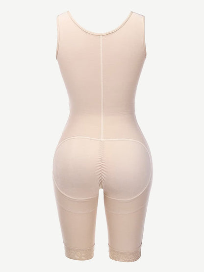 Fajas moldeadoras Ultimate Stretch Nude Hooks sin entrepierna y sin relleno, talla grande