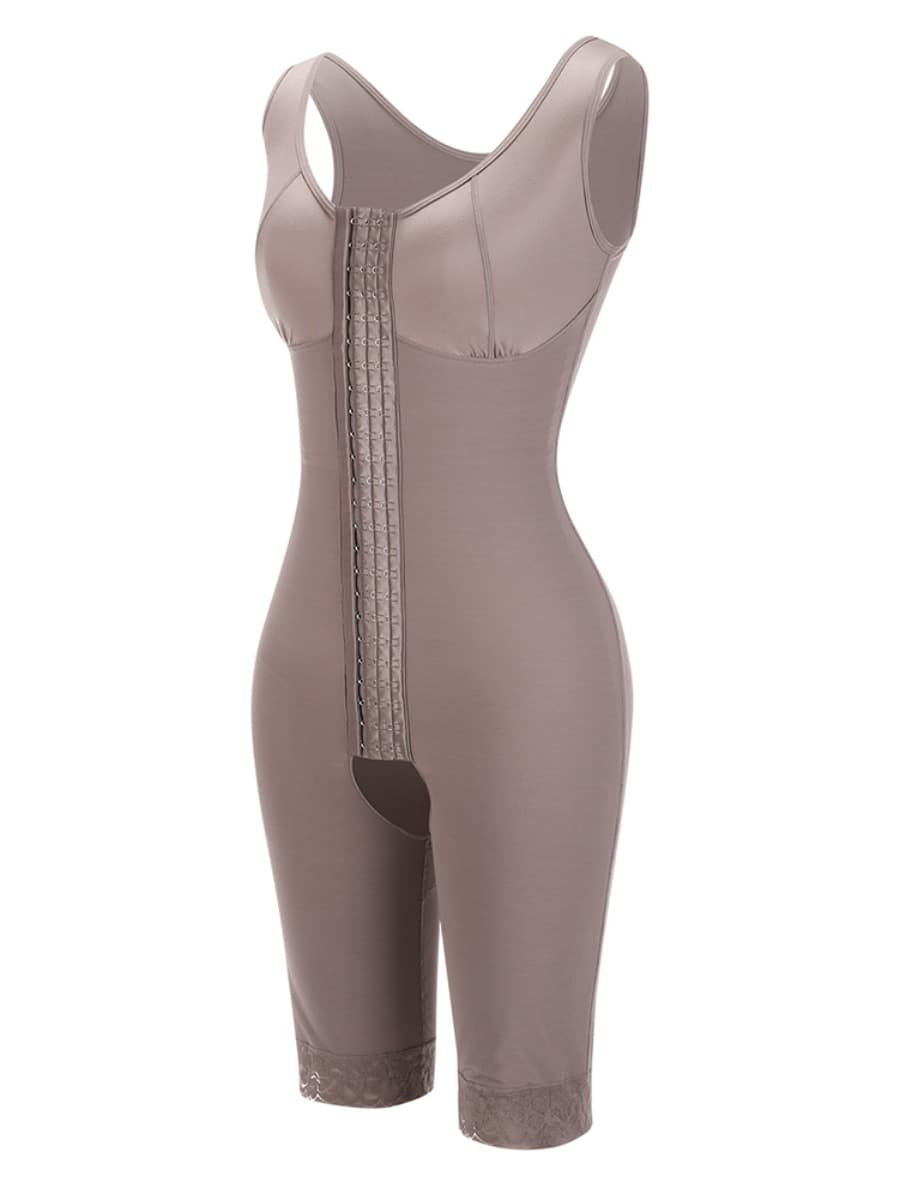 Fajas moldeadoras Ultimate Stretch Nude Hooks sin entrepierna y sin relleno, talla grande