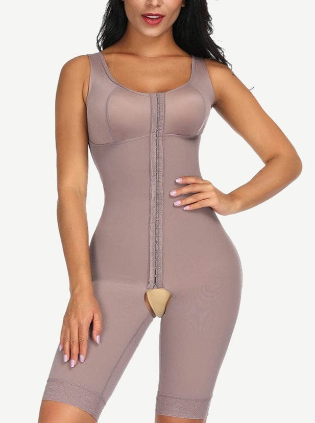 Fajas moldeadoras Ultimate Stretch Nude Hooks sin entrepierna y sin relleno, talla grande