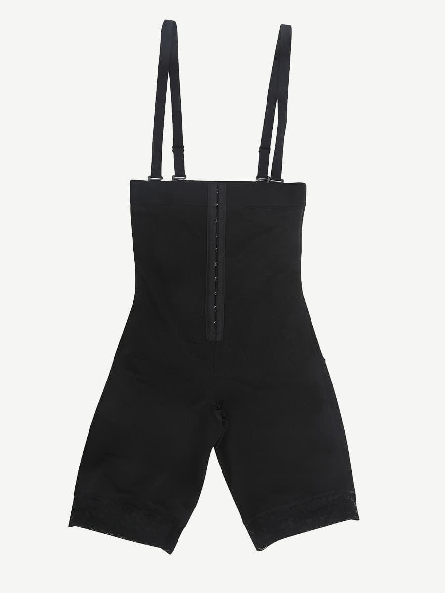 Pantalones cortos postoperatorios de cintura alta hasta la rodilla, elásticos y sexys.