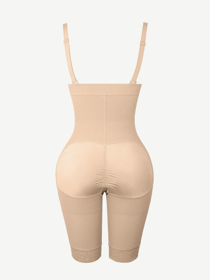 Pantalones cortos postoperatorios de cintura alta hasta la rodilla, elásticos y sexys.