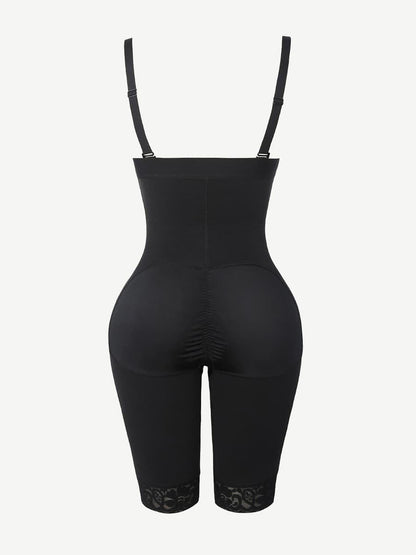 Pantalones cortos postoperatorios de cintura alta hasta la rodilla, elásticos y sexys.