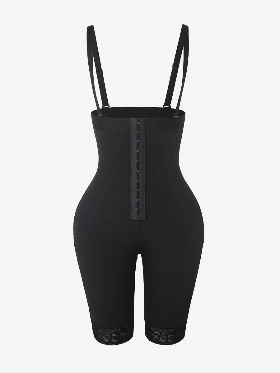 Pantalones cortos postoperatorios de cintura alta hasta la rodilla, elásticos y sexys.
