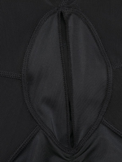 Pantalones cortos postoperatorios de cintura alta hasta la rodilla, elásticos y sexys.
