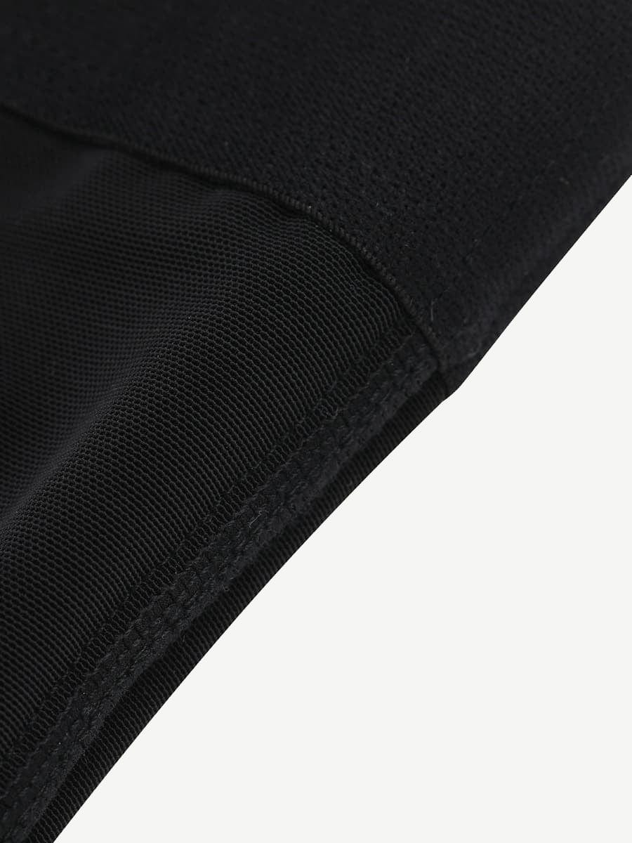 Pantalones cortos postoperatorios de cintura alta hasta la rodilla, elásticos y sexys.
