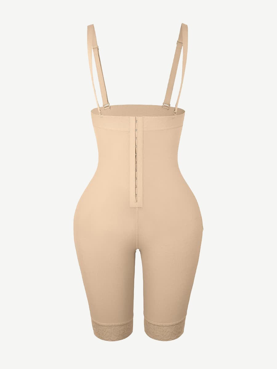 Pantalones cortos postoperatorios de cintura alta hasta la rodilla, elásticos y sexys.