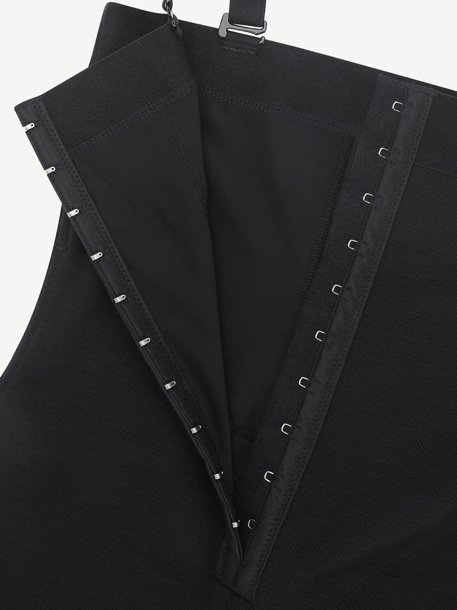 Pantalones cortos postoperatorios de cintura alta hasta la rodilla, elásticos y sexys.