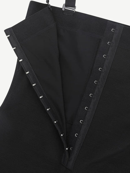 Pantalones cortos postoperatorios de cintura alta hasta la rodilla, elásticos y sexys.
