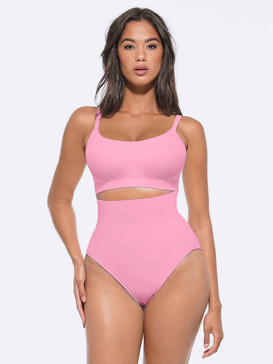 Bragas moldeadoras antibacterianas de cintura alta con banda elástica