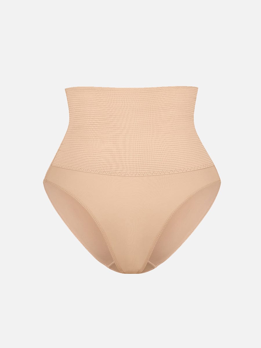 Bragas moldeadoras antibacterianas de cintura alta con banda elástica