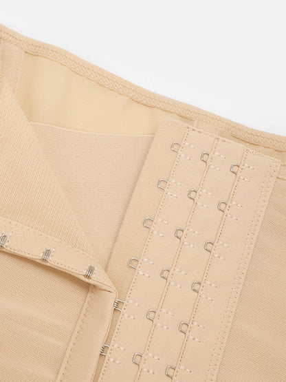 Faja moldeadora de cintura y abdomen de malla transpirable con 7 huesos de acero