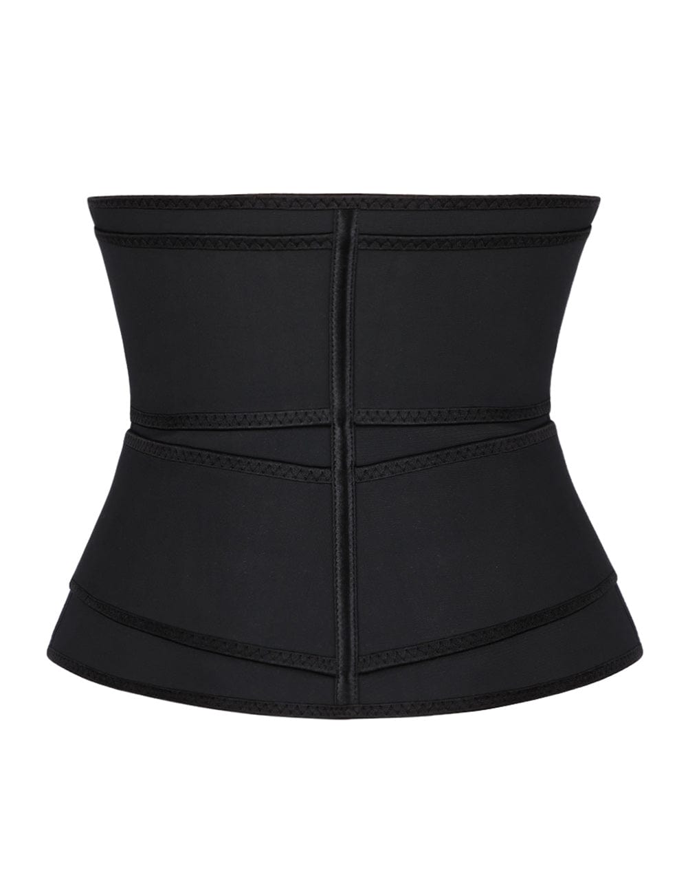 Faja moldeadora de cintura de látex de talla grande, con doble cinturón y 7 varillas de acero y clips integrados en el interior.