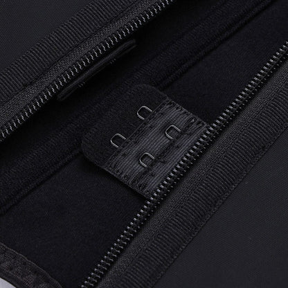 Faja moldeadora de cintura de látex de talla grande, con doble cinturón y 7 varillas de acero y clips integrados en el interior.