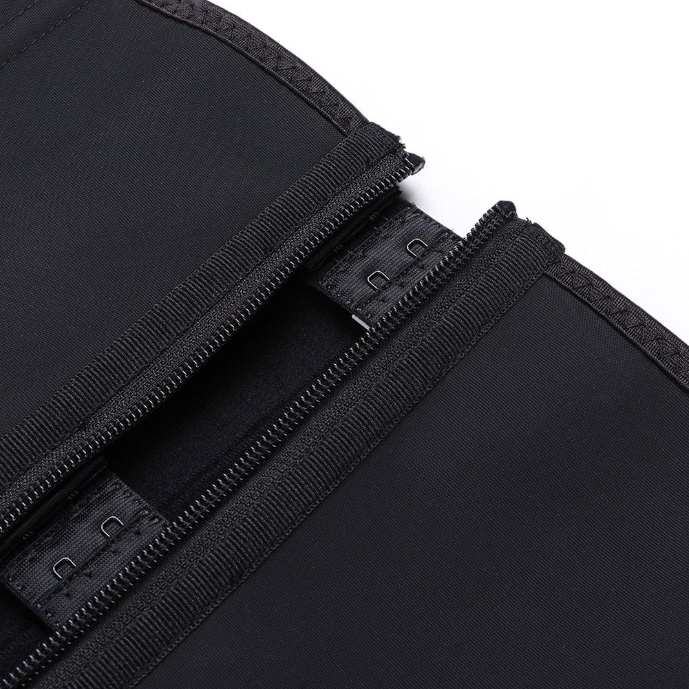 Faja moldeadora de cintura de látex de talla grande, con doble cinturón y 7 varillas de acero y clips integrados en el interior.