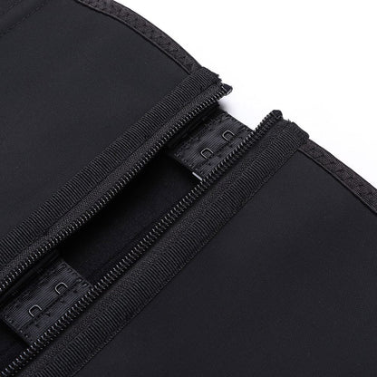 Faja moldeadora de cintura de látex de talla grande, con doble cinturón y 7 varillas de acero y clips integrados en el interior.