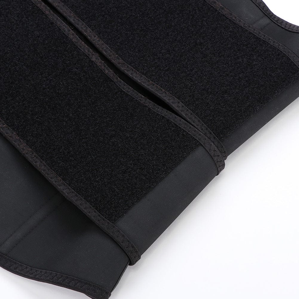 Faja moldeadora de cintura de látex de talla grande, con doble cinturón y 7 varillas de acero y clips integrados en el interior.