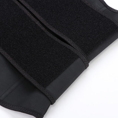Faja moldeadora de cintura de látex de talla grande, con doble cinturón y 7 varillas de acero y clips integrados en el interior.