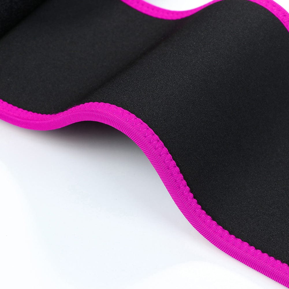 Faja moldeadora de cintura de neopreno con tres cinturones y cremallera para aplanar el abdomen