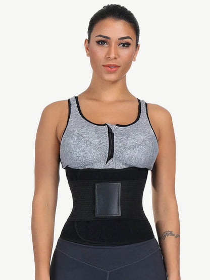 Faja reductora de cintura con hueso desmontable, color amarillo, talla grande, diseño meticuloso