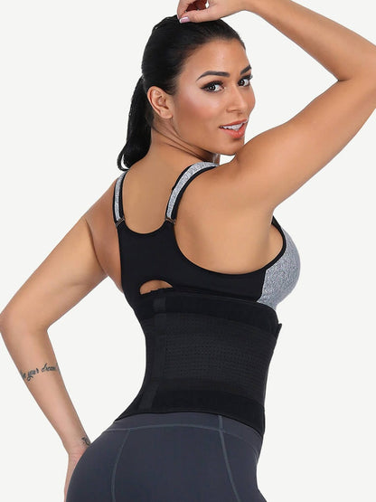 Faja reductora de cintura con hueso desmontable, color amarillo, talla grande, diseño meticuloso