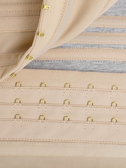 Chaleco de entrenamiento de cintura con soporte para el pecho en forma de U con faja de acero de 13 huesos incorporada