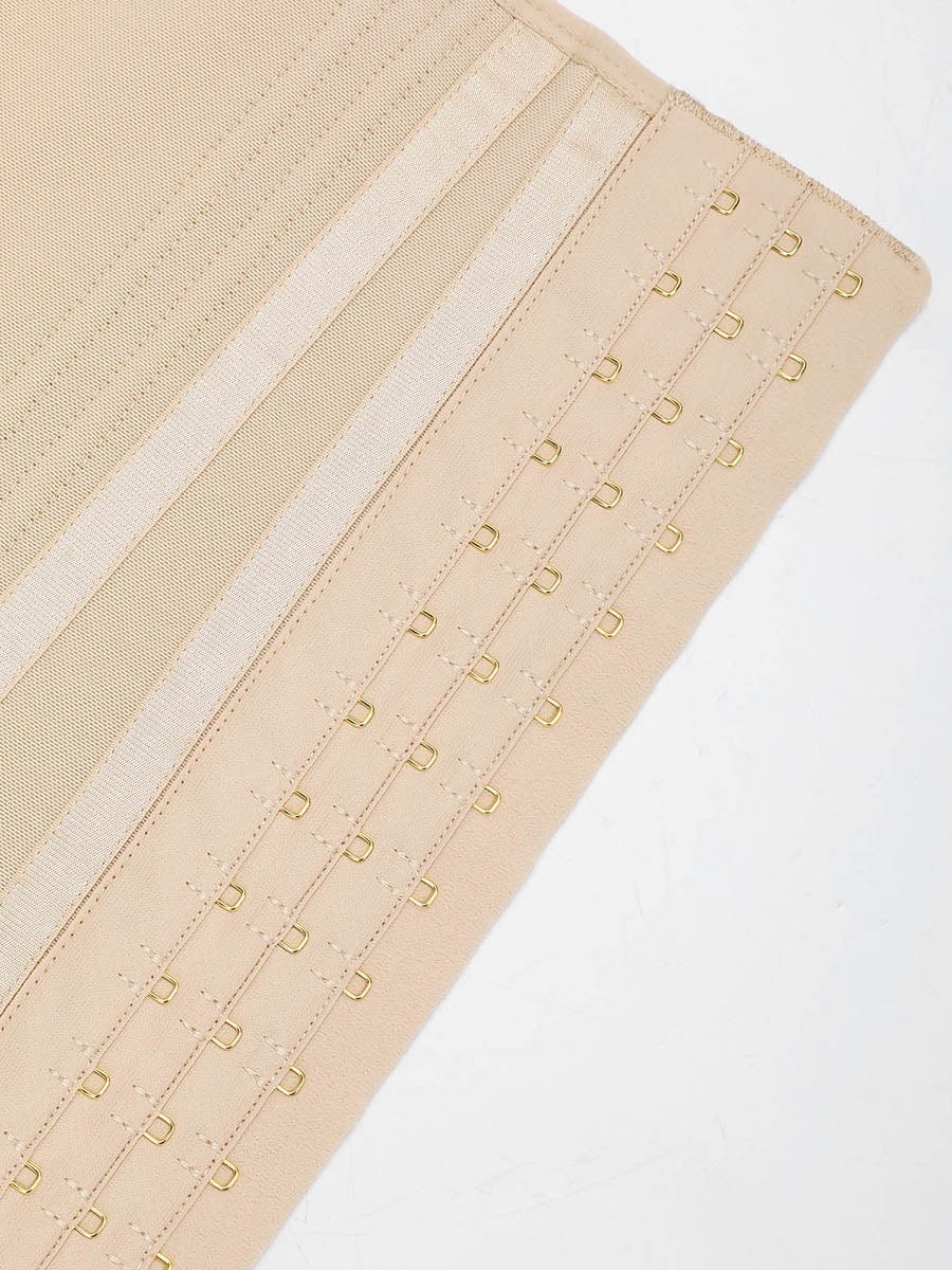 Chaleco de entrenamiento de cintura con soporte para el pecho en forma de U con faja de acero de 13 huesos incorporada