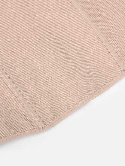 Faja reductora de abdomen de 4 varillas de acero sin costuras